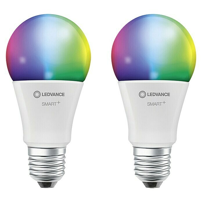 Ledvance Smart-LED-Lampen Set (E27, Dimmbar, RGBW, 806 lm, 9 W) | BAUHAUS