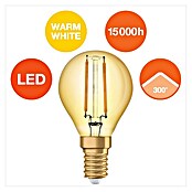 Osram LED svetlobni vir Vintage Edition 1906 kapljičaste oblike E14  (E14, Ni mogoče zatemniti, Toplo bela, 220 lm, 2,5 W) | 3503 - LED Spezial- und dekorative Lampen | CBJG - LED Leuchtmittel | CBJ - Leuchtmittel | CB - Elektroinstallation | C - Elektro | BAUHAUS