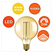Osram LED-Lampe Vintage Edition 1906 Globe-Form E27 (E27, Dimmbar, Warmweiß, 470 lm, 5,8 W) | BAUHAUS