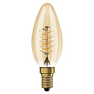 Osram LED žarulja (E14, Može se prigušiti, Topla bijela, 250 lm, Temeljna boja: Zlatne boje, Svijeća)