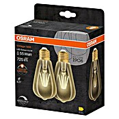 Osram LED-Lampen Set Vintage Edition 1906 Birnenform E27 2er Set (E27, Dimmbar, Warmweiß, 725 lm, 6,5 W) | BAUHAUS