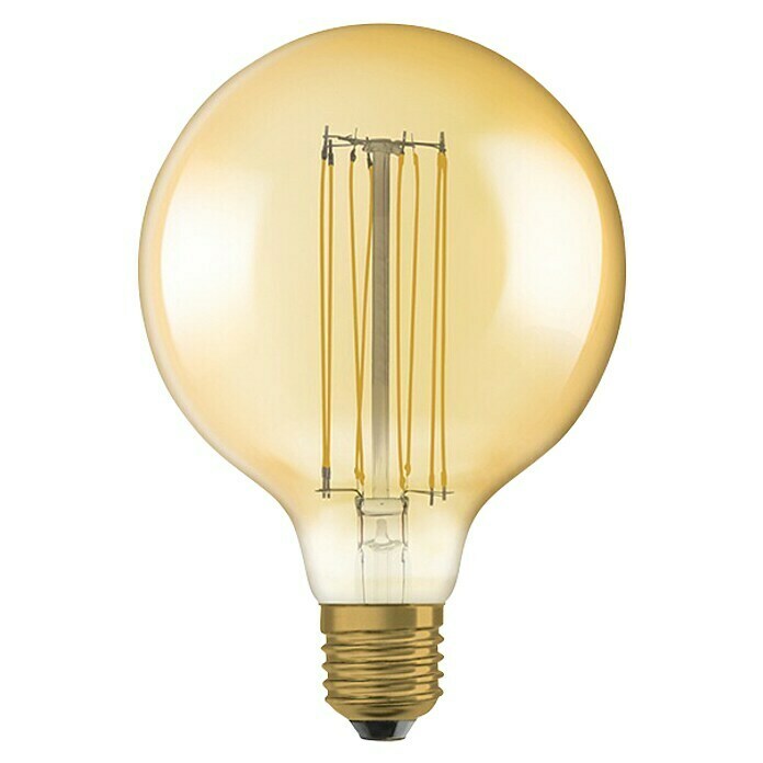 Osram LED-Lampe Vintage Edition 1906 Globe-Form E27 (E27, Dimmbar, Warmweiß, 470 lm, 5,8 W) | BAUHAUS