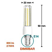 Osram LED svjetiljka (E14, 7,5 W, T20, 806 lm)