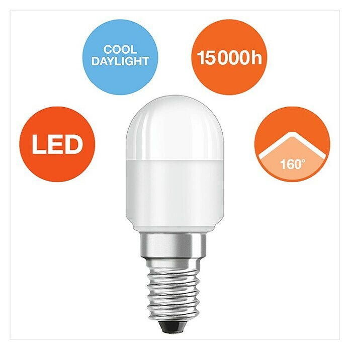 Osram LED žarulja Special T26  (E14, Bez prigušivanja, Bijele boje dnevnog svjetla, 65 lm, 2,3 W) | BAUHAUS