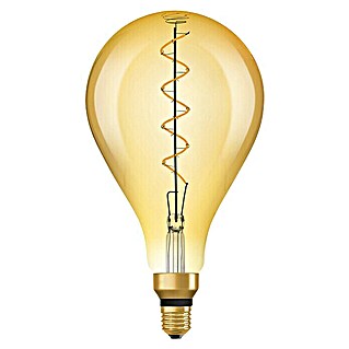 Osram Lámpara LED (E27, No regulable, Blanco cálido, 300 lm, 4 W, Color: Oro, Globo)
