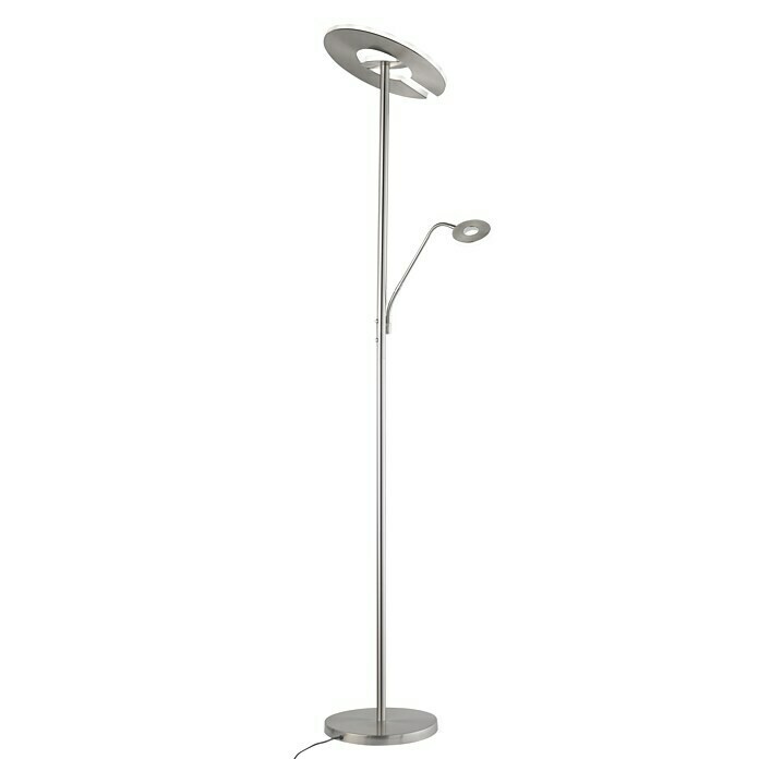 Fischer & Honsel Dent LED-Stehleuchte (45 W, Höhe: 180 cm, Nickel, Mehrfarbig, 2 Stk.) | BAUHAUS