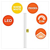 Osram Svijetleća cijev (6 W, Duljina: 300 mm, Topla bijela, S14d)