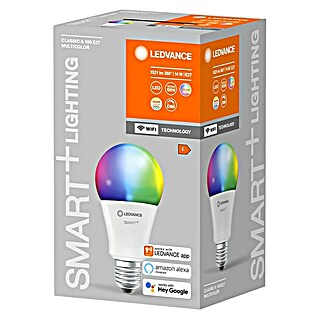 Ledvance Smart+ WiFi LED Smart žarulja (E27, Može se prigušiti, RGBW, 1.521 lm, 14 W)