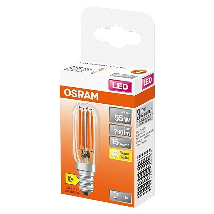 Osram LED svjetiljka (E14, 6,5 W, T26, 730 lm)