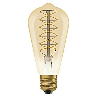 Osram LED žarulja (E27, Može se prigušiti, Topla bijela, 600 lm, 6,5 W, Temeljna boja: Zlatne boje)