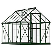 Palram Invernadero (3,06 x 1,85 x 2,08 m, Policarbonato, Espesor del vidrio de las paredes laterales: 0,75 mm, Verde)