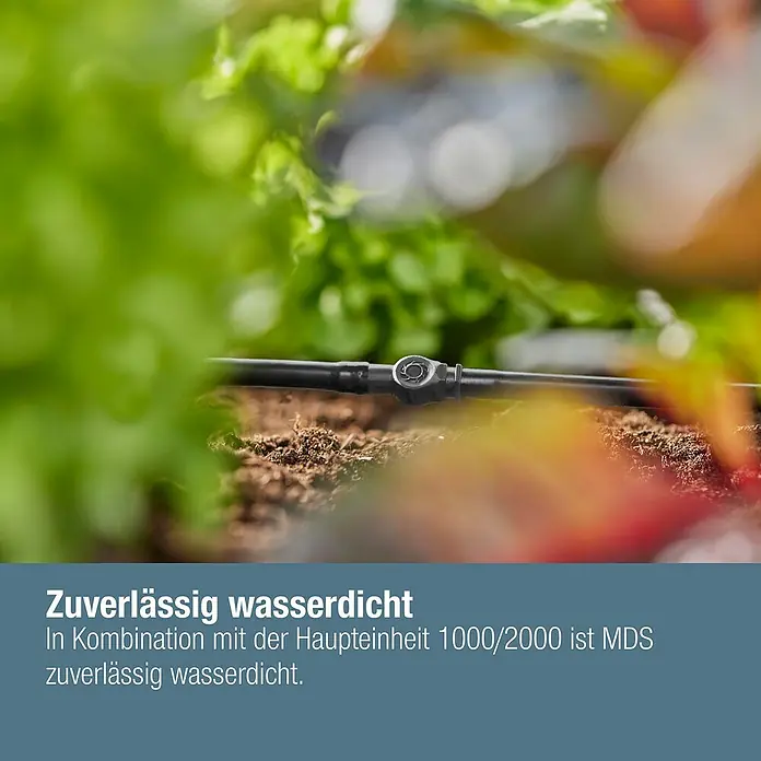 Gardena Micro-Drip Verbinder - 3/16" x 4,6 mm, 10 Stk. - MDS-Bewässerungssystem nahaufnahme, zuverlässig und wasserdicht für die Bewässerung von Pflanzen.