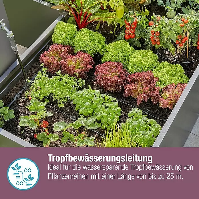 Gardena Micro-Drip TropfrohrOberirdisch, Länge: 25 m Info