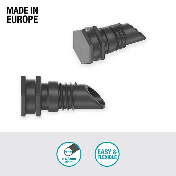 Gardena Micro-Drip Verschlussstopfen 3/16" - 10 Stk., ³⁄₁₆″ - Abbildung von flexiblen Dosierstopfen aus Europa. Einfache Handhabung durch flexible Materialien, sicherer Halt.