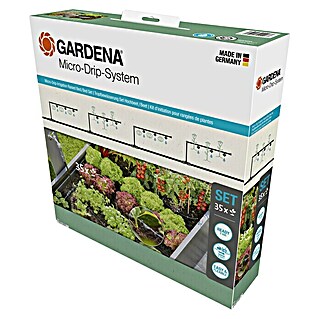 Gardena Micro-Drip Starter-Set Hochbeet/Beet (Geeignet für: 35 Pflanzen)