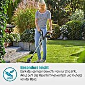 Gardena Power for All 18V Akku-Rasentrimmer (18 V, 2 Ah, Li-Ionen, 1 Akku, Schnittbreite Messer: 23 cm) | BAUHAUS