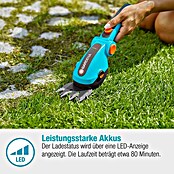 Gardena ComfortCut Akku-Grasschere Li (3,6 V, 1 Akku, Schwertbreite: 8 cm, Akkulaufzeit: 80 min) | BAUHAUS