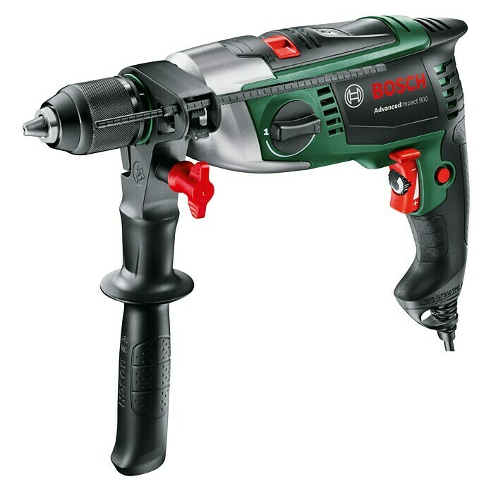 Bosch Schlagbohrmaschine AdvancedImpact 900900 W, Leerlaufdrehzahl: 50 U/min - 2.850 U/min Left Side View