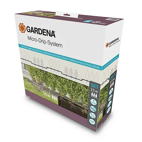 Gardena Micro-Drip Starter-Set Hecken & Sträucher 25 m