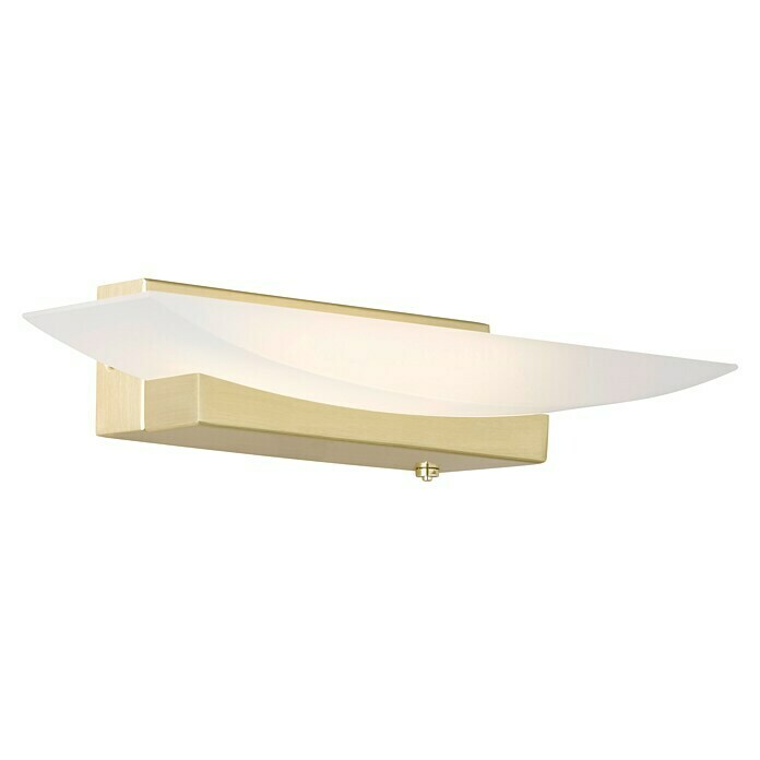 Fischer & Honsel LED-Wandleuchte Bowl (8,5 W, L x B x H: 11 x 30 x 6 cm, Messing, Mehrfarbig) | BAUHAUS