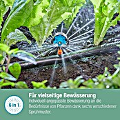 Gardena Micro-Drip Rundsprenger 6 in 1 (Durchmesser Anschluss: 13 mm, Quick & Easy-Verbindungstechnik) | BAUHAUS