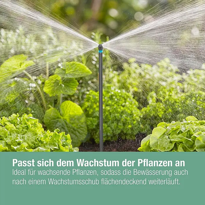 Gardena Micro-Drip Verlängerungsrohr für Sprühdosen - 5 Stk., Länge: 20 cm - Automatische Gartenbewässerung mit Sprinkler, ideal für Pflanzenwachstum.