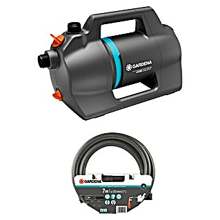 Gardena Gartenpumpen-Set 4100 Silent Saugschlauch (550 W, Max. Fördermenge: 4.100 l/h)