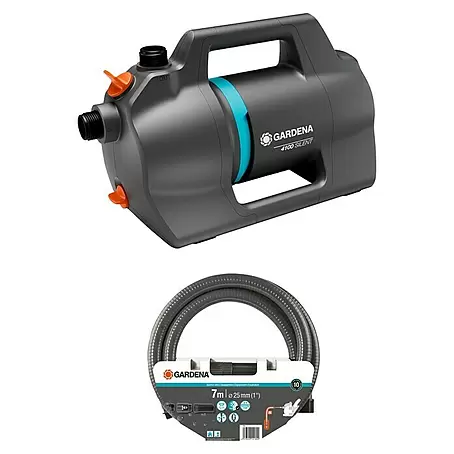 Gardena  Gartenpumpen-Set 4100 Silent Saugschlauch