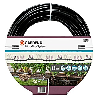 Gardena Micro-Drip Tubo de goteo para arbustos/setos (Longitud del tubo: 50 m, 1,6 l/h)