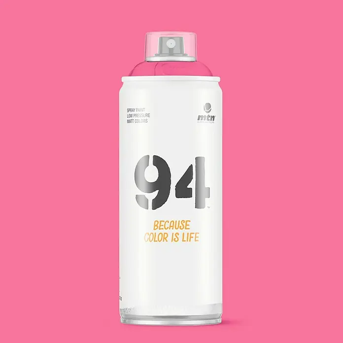 mtn Pintura decorativa en spray 94 - Erika, Mate, 400 ml - Bote de spray MTN 94 para grafiti y arte. Pintura de alta calidad con acabado mate para proyectos creativos, ideal para lienzos y paredes.