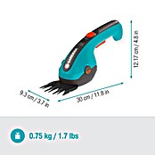 Gardena ClassicCut Akku-Gras- & Strauchschere Li (3,6 V, Li-Ionen, 1 Akku, Schwertbreite: 8 cm) | BAUHAUS