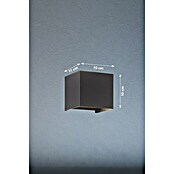 Fischer & Honsel LED-Außenwandleuchte Wall (6 W, 10 x 11 x 10 cm, Schwarz, IP44) | BAUHAUS