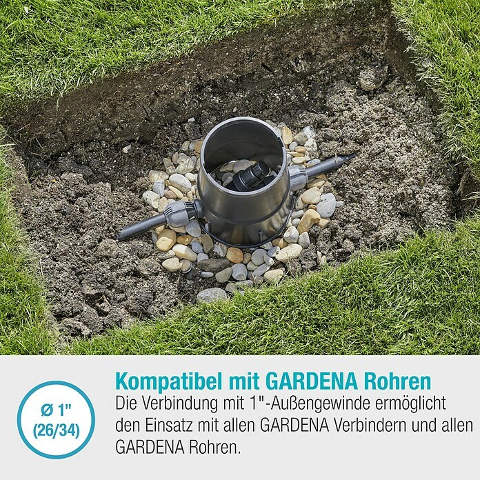Gardena Sprinklersystem Druckminderer (1″) | BAUHAUS