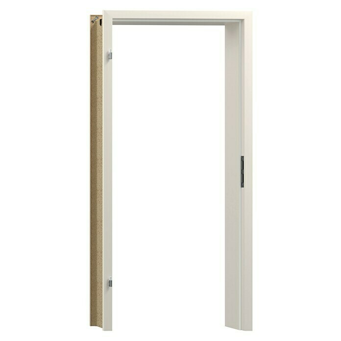 GetaDoor Laminit Türzarge GL 223 (860 x 1.985 mm, Wandstärke: 205 mm, DIN Anschlag: Links, Weiß seidenmatt)