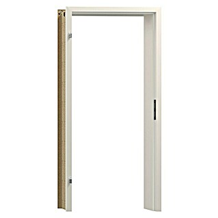 GetaDoor Laminit Türzarge GL 223 (735 x 1.985 mm, Wandstärke: 205 mm, DIN Anschlag: Links, Weiß seidenmatt)