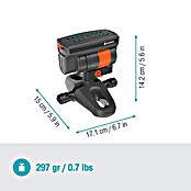 Gardena Micro-Drip Viereckregner OS 90 (Max. Regnerfläche: 90 m², Schwarz/Orange) | BAUHAUS