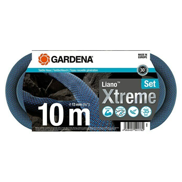 Gardena Gartenschlauch Liano Xtreme 10 m Set
