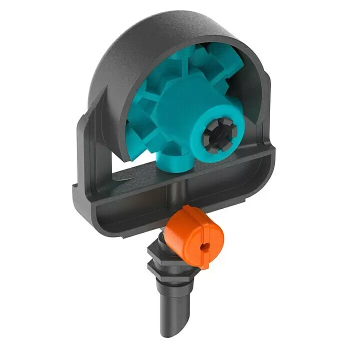 Gardena Micro-Drip Rundsprenger 6 in 1Durchmesser Anschluss: 13 mm, Quick & Easy-Verbindungstechnik Diagonal View