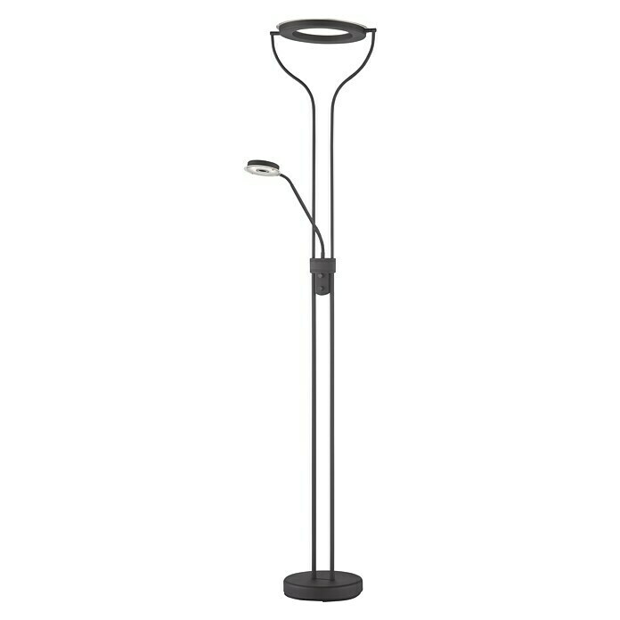 Fischer & Honsel LED-Stehleuchte Davos (36,5 W, Höhe: 180 cm, Sandschwarz, Mehrfarbig) | BAUHAUS