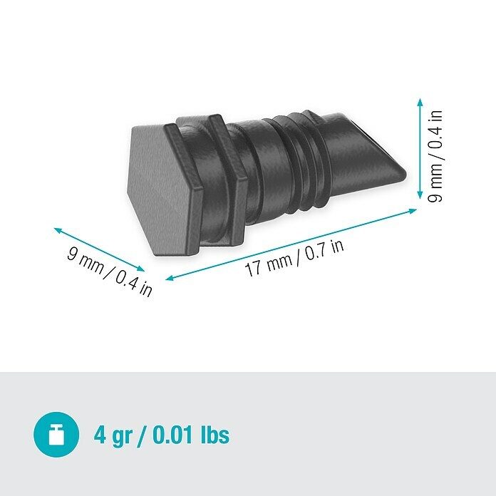 Gardena Micro-Drip Verschlussstopfen 3/16