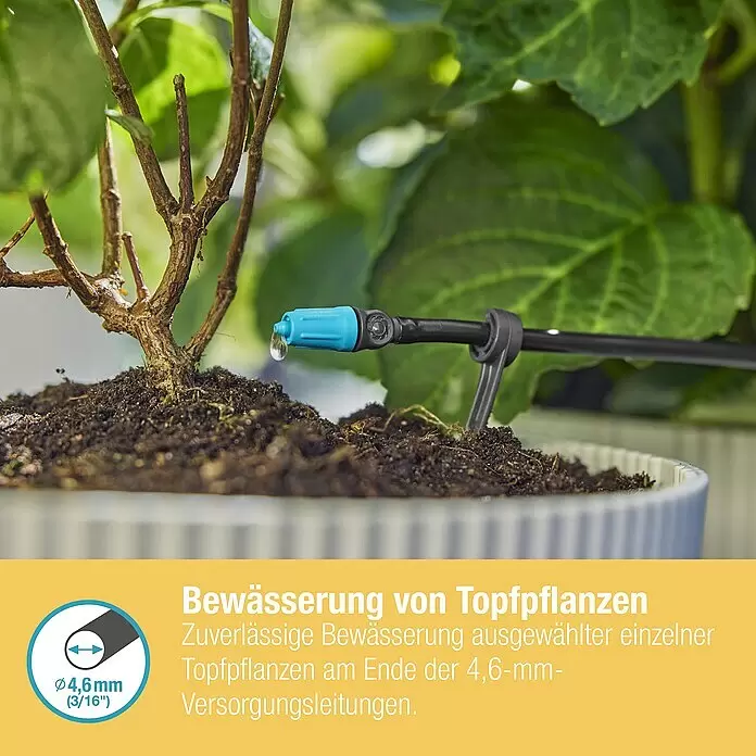 Gardena Micro-Drip Regulierbarer Endtropfer10 Stk., Max. Wasserdurchfluss: 15 l/h Info