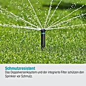 Gardena Sprinklersystem Turbinenversenkregner MD40 (Max. Regnerfläche: 40 m², Rasenbewässerung) | BAUHAUS