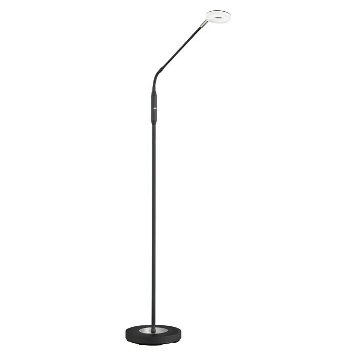 Fischer & Honsel Dent LED-Stehleuchte (6 W, Höhe: 150 cm, Sandschwarz, Mehrfarbig, 1 Stk.) | BAUHAUS