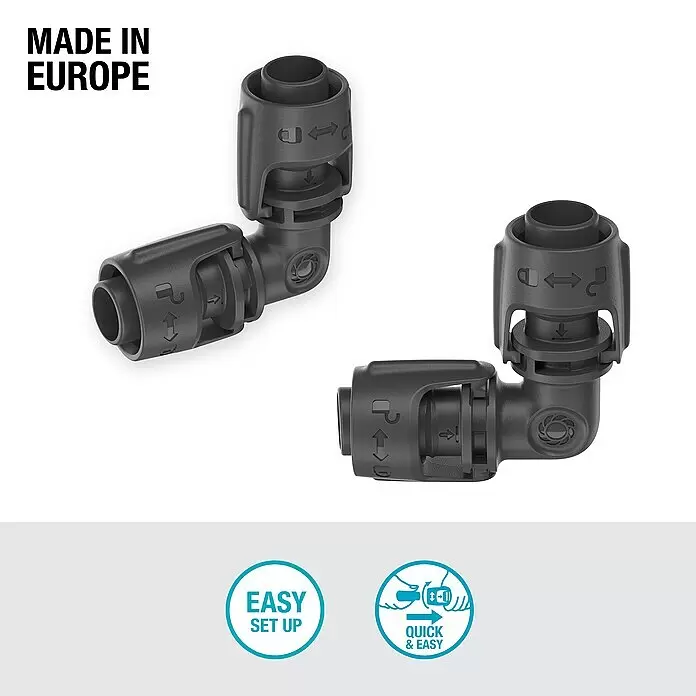 Gardena Micro-Drip L-Stück1/2" x 13 mm, 2 Stk. Info