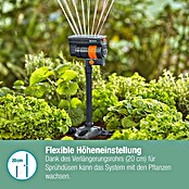 Gardena Micro-Drip Viereckregner OS 90 (Max. Regnerfläche: 90 m², Schwarz/Orange) | BAUHAUS