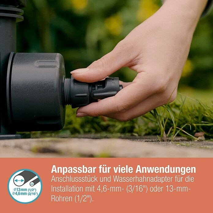 Gardena Micro-Drip Basisgerät 2000 (1 Stk., Max. Wasserdurchfluss: 2.000 l/h) | BAUHAUS