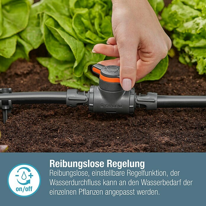 Gardena Micro-Drip Regulierventil (13 mm, Kunststoff) | BAUHAUS