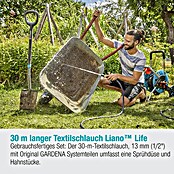 Gardena Gartenschlauch Liano Life Set (30 m, Schlauchdurchmesser: 13 mm (½″)) | BAUHAUS