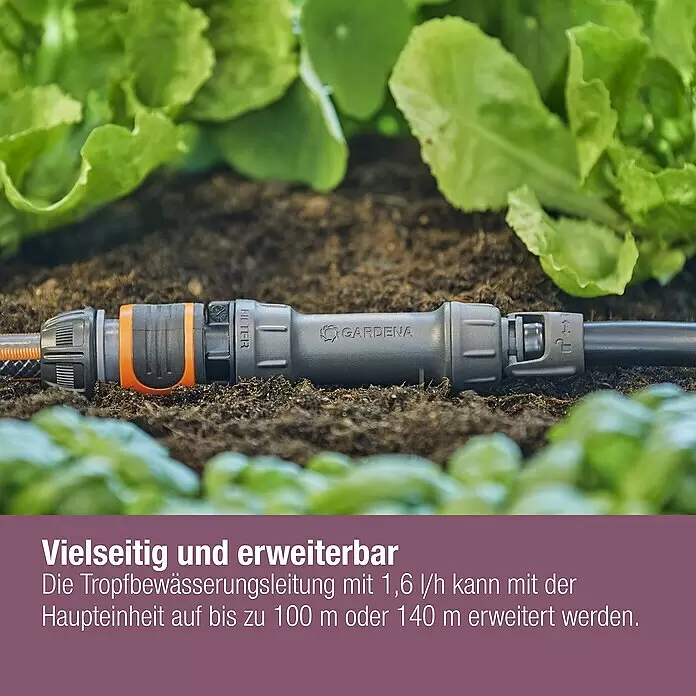 Gardena Micro-Drip TropfrohrOberirdisch, Länge: 25 m Info