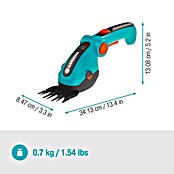 Gardena ComfortCut Akku-Grasschere Li (3,6 V, 1 Akku, Schwertbreite: 8 cm, Akkulaufzeit: 80 min) | BAUHAUS